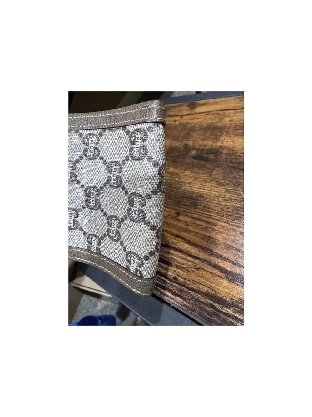 Gucci Plus Monogram Card and Coin Pouch 1970’s-1980’s